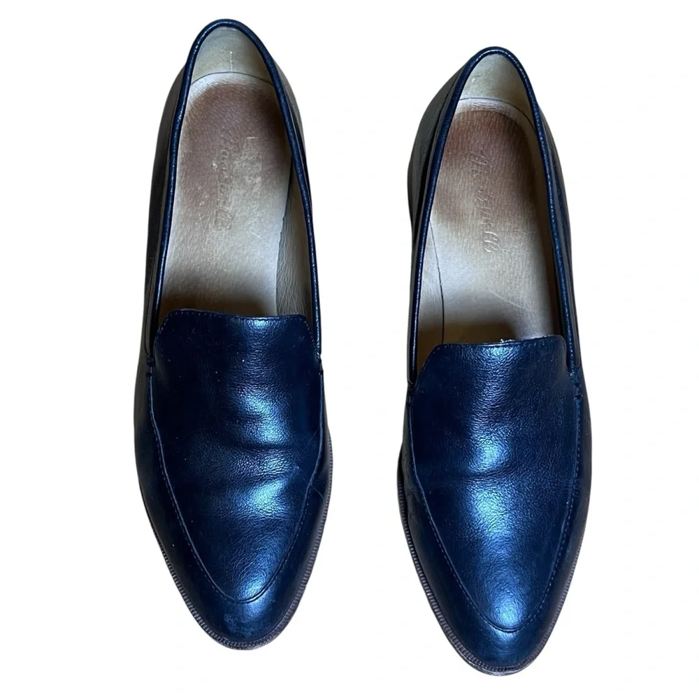 Madewell Black Leather Women’s Slip-On Loafers — Size 8.5 - Picture 11 of 15